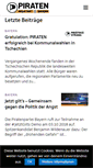 Mobile Screenshot of piratenpartei-bayern.de